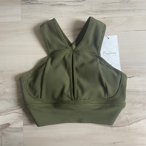 BuffBunny Sphynx Ribbed Sports Bra - Picture 2 of 9